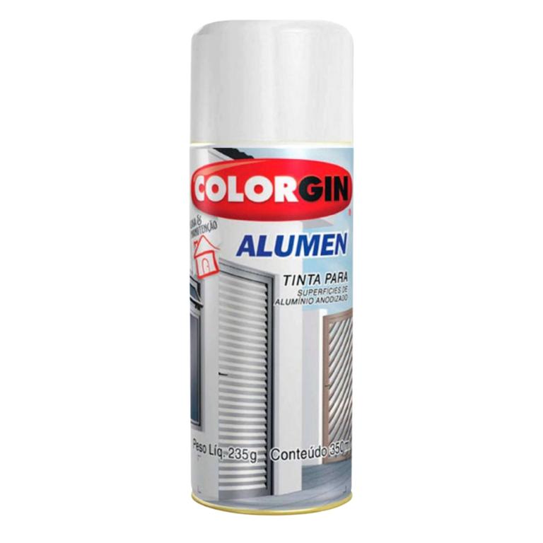 Tinta Spray Alumen Branca Colorgin