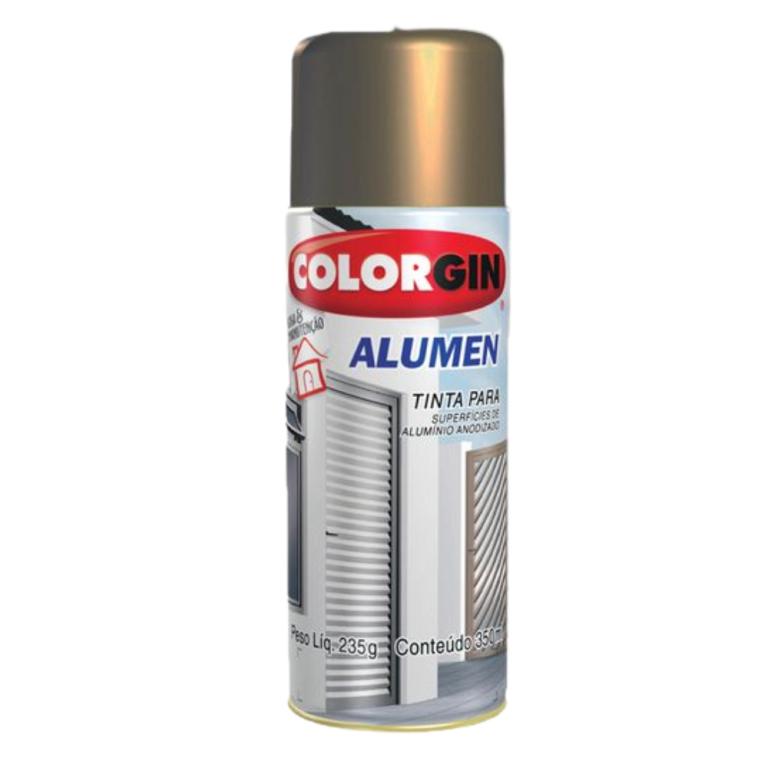 Tinta Spray Alumen Bronze Claro Colorgin