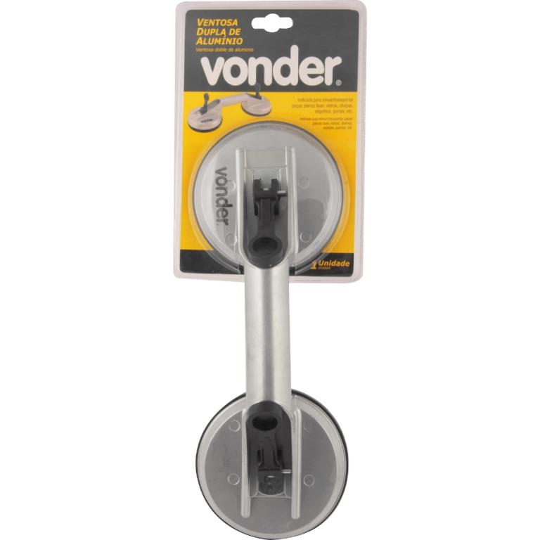 Ventosa Manual Dupla Aluminio Vonder