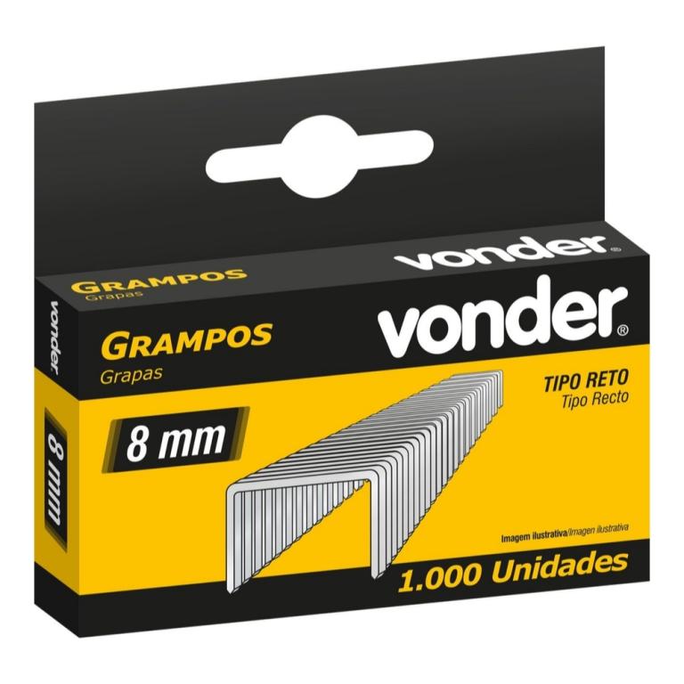 Grampo 8Mm Reto Vonder