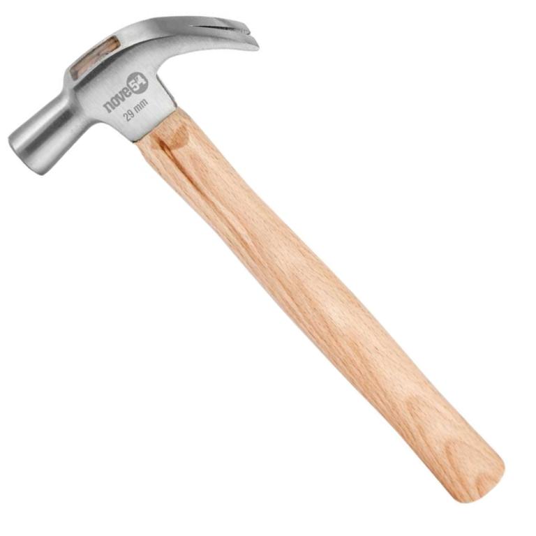 Martelo Unha 29Mm Cabo Madeira Nove54