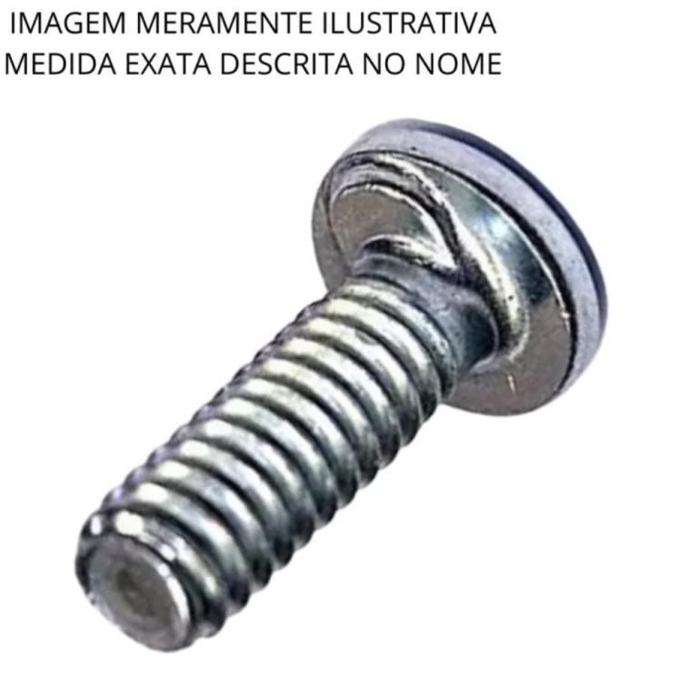 Parafuso Lentilha Eletro Calha 1/4X 3/4 Zincado