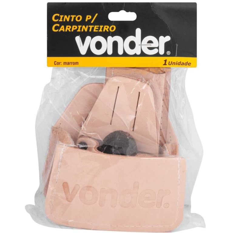 Cinto De Couro Para Carpinteiro Vonder