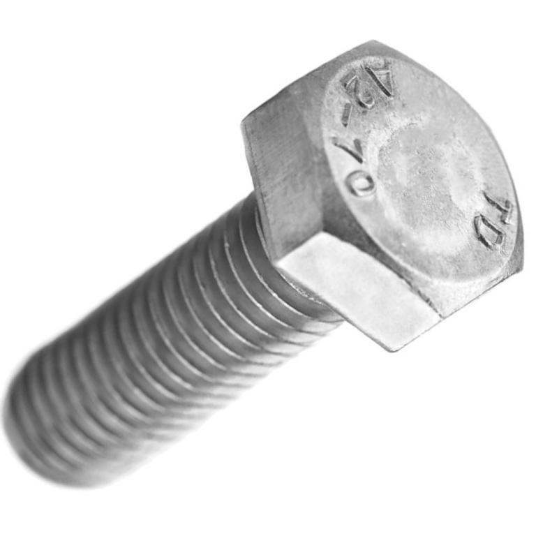 Parafuso Inox Sextavado Rosca Inteira 1/2 X 1.3/4