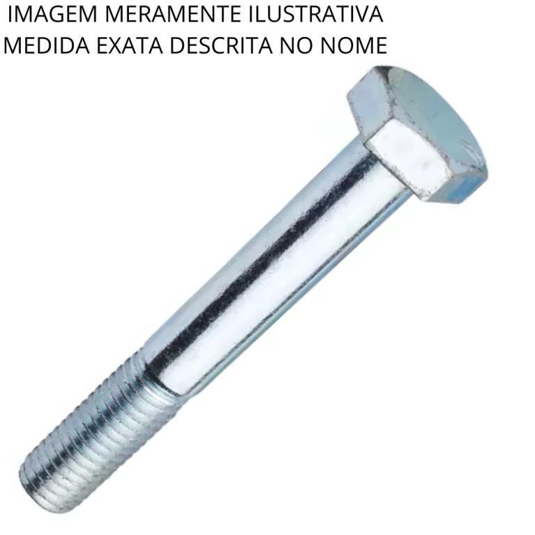 Parafuso Sextavado Rosca Parcial 3/8X3.1/2 Zincado