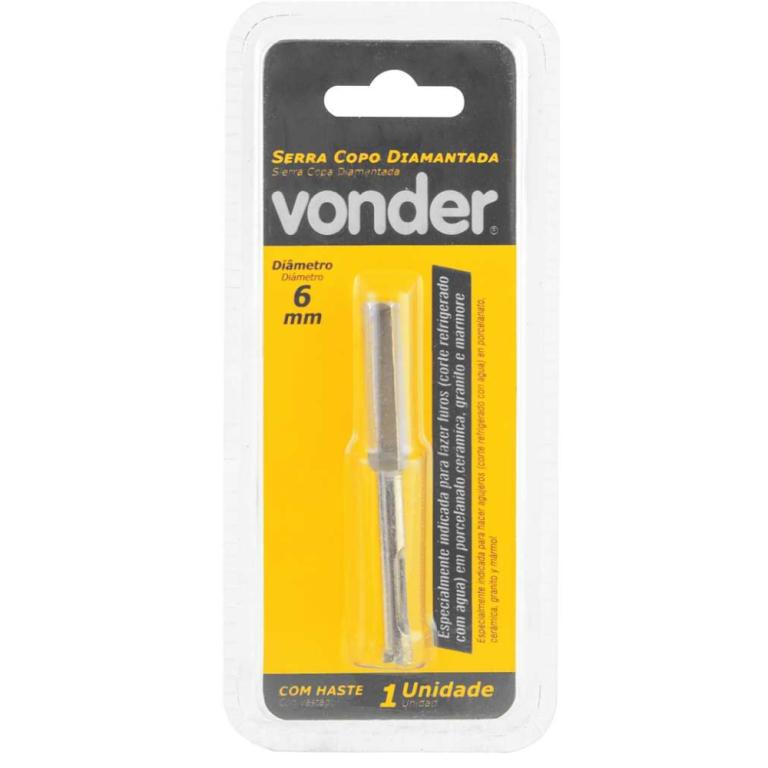 Serra Copo Diamantada 6Mm Vonder