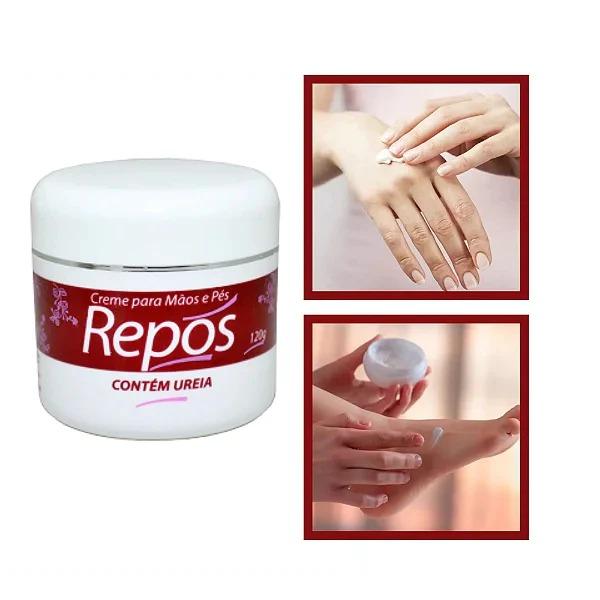 Repos Creme De Ureia Maos E Pés 120gr