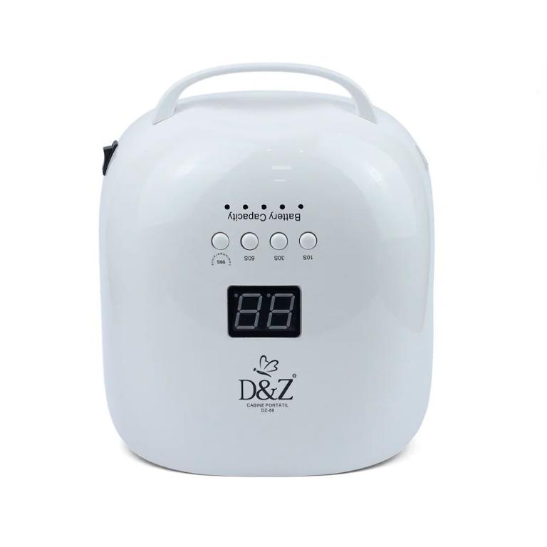 Cabine D&Z DZ86 Sem Fio 52 LEDs UV Recarregável Portátil Bivolt