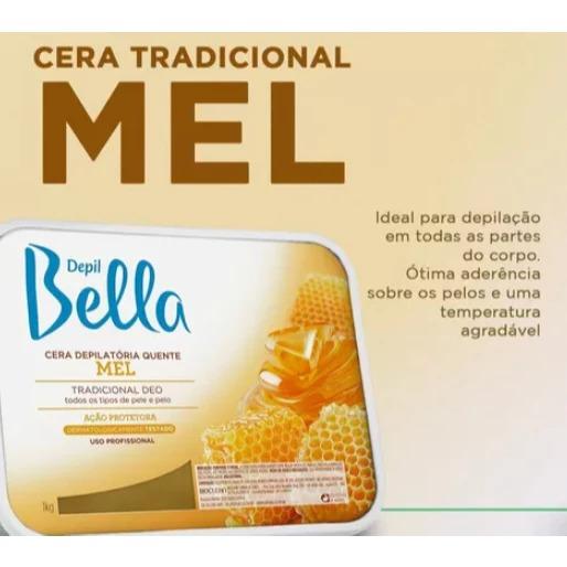Depil Bella Cera Depilatória Mel 1kg