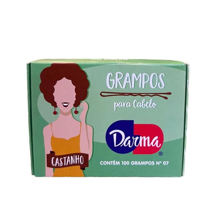 Grampo Darma Castanho N7 Caixa Com 100