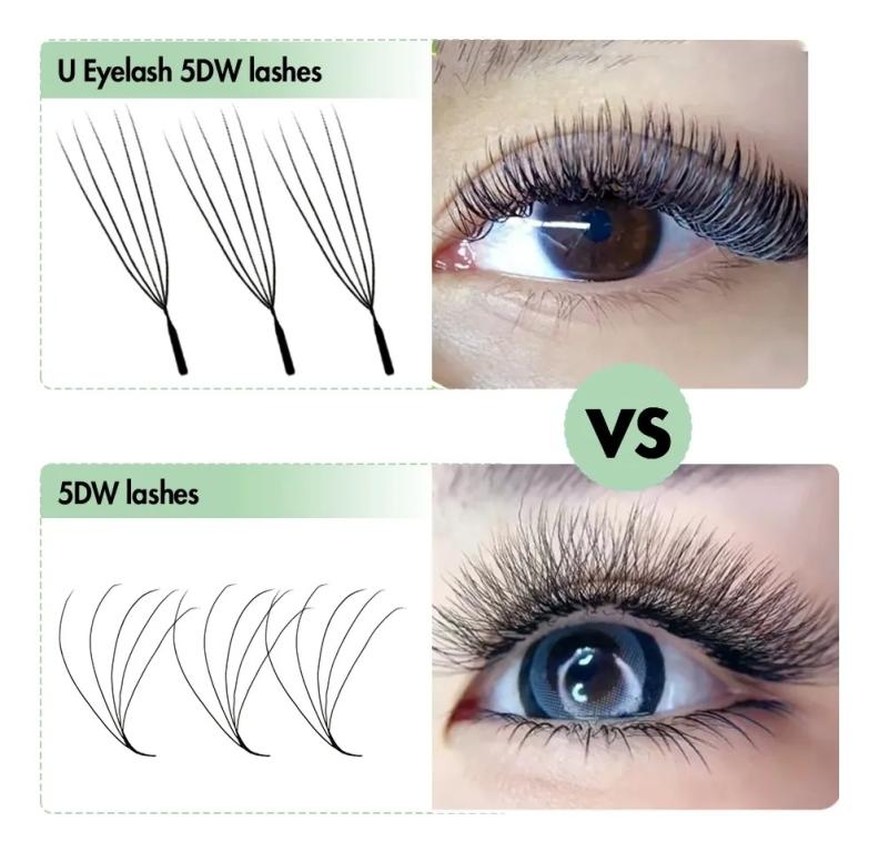 Cílios Bella Moça 5D Mix 8-14 0.07D Curvatura U