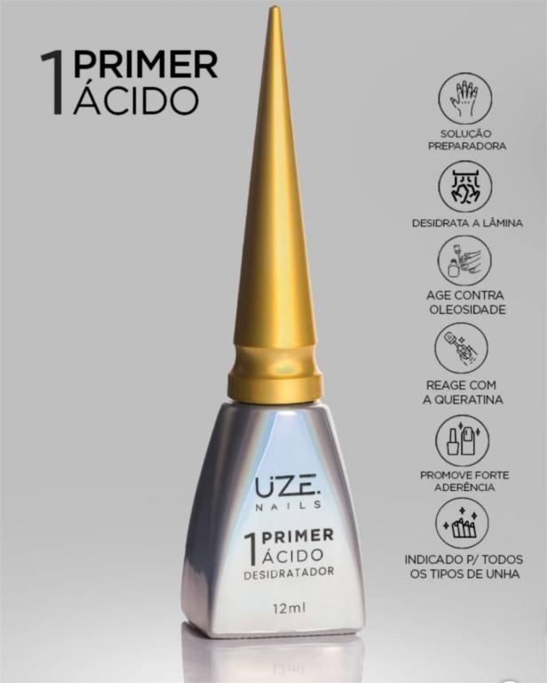 Uze Nails Step 1 Primer Ácido Desidratador 12ml