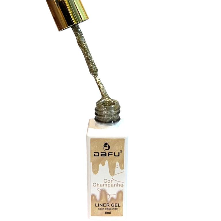 Esmalte Em Gel Liner Dafu 8ml - Champagne