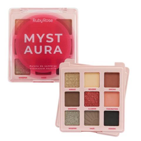 Ruby Rose Paleta de Sombras Myst Aura - HBE2203