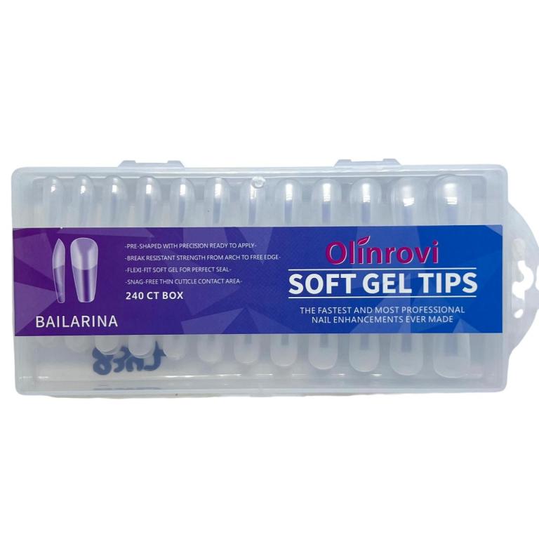 Unha Soft Gel Postiça Bailarina - 240 Unidades