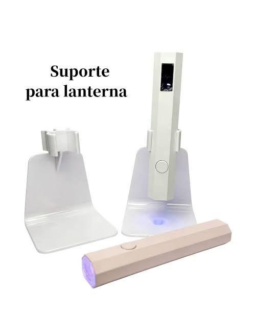 Suporte Para Lanterna Led Uv Secador De Unhas Portátil 18W - 3 Led