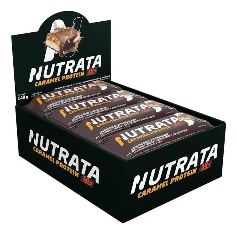 Barrinha Proteica Nutrata Caramel Protein 45gr