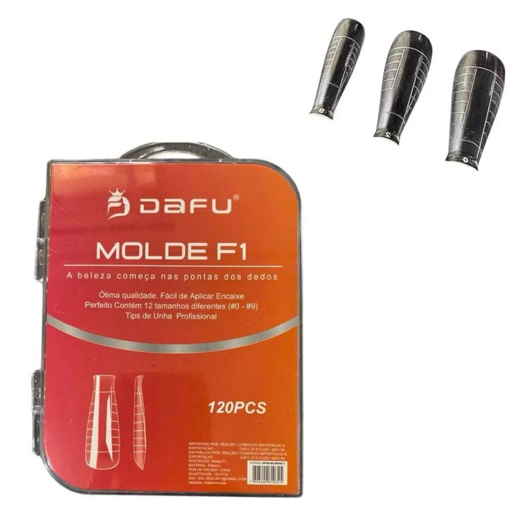 Tips Molde Transparente F1 Bailarina - Dafu