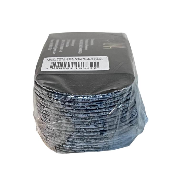 Lixa Preta Refil Pé 4,5 X 12cm 50und - Base Reta