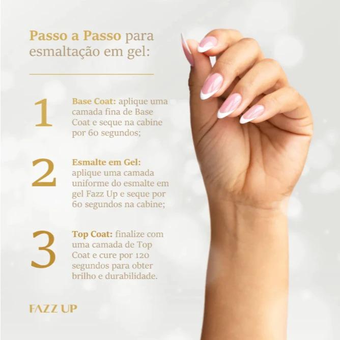 Fazzup Base Rubber Nude Rosado 12ml