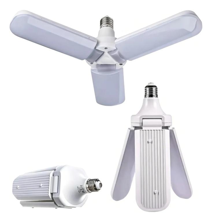 Lâmpada LED 45W Flores Dobráveis 6500K E27 Lampada Multifuncional