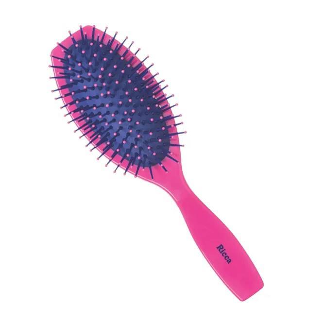 Ricca Escova Pink Oval Almofadada Ref 2427