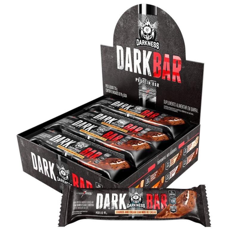 Barrinha Proteica Darkness - Dark Bar Cookies And Cream
