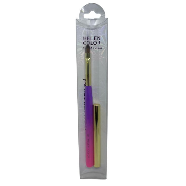 Pincel Para Gel Nro 6 Língua De Gato Helen Color RMJB-15-6