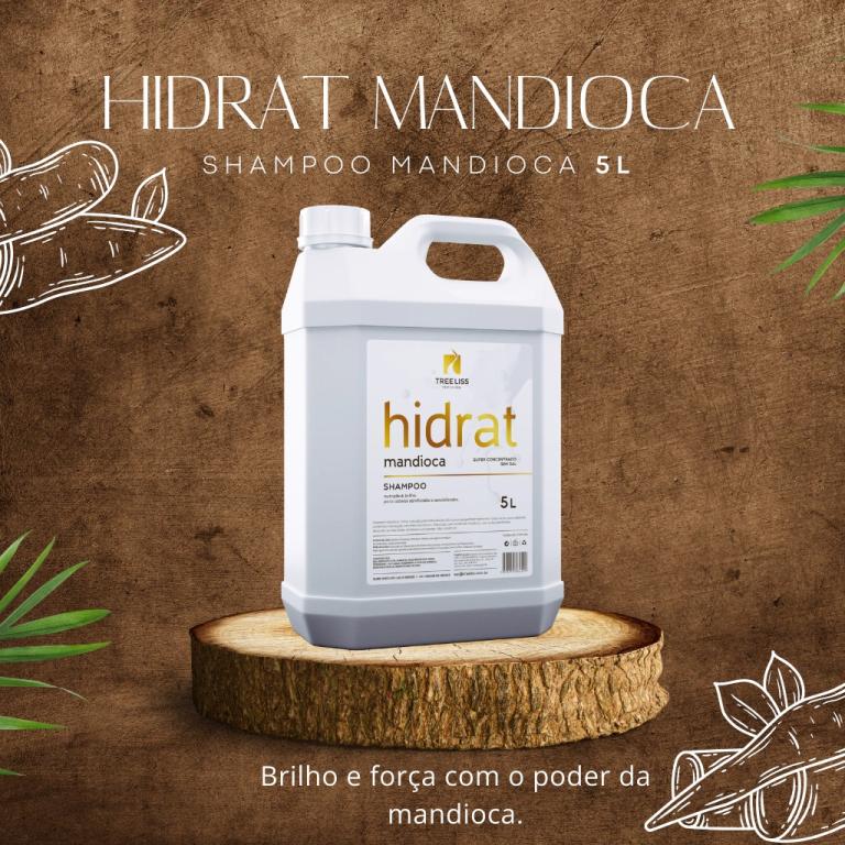 Tree Liss Shampoo Lavatório Mandioca 5lt