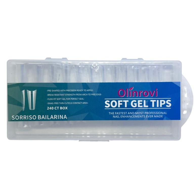 Unha Soft Gel Postiça Bailarina Sorriso - 240 Unidades