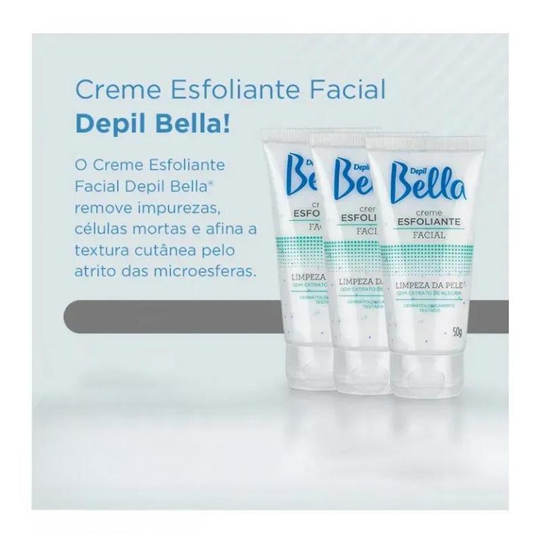 Depil Bella Creme Esfoliante Facial 50gr