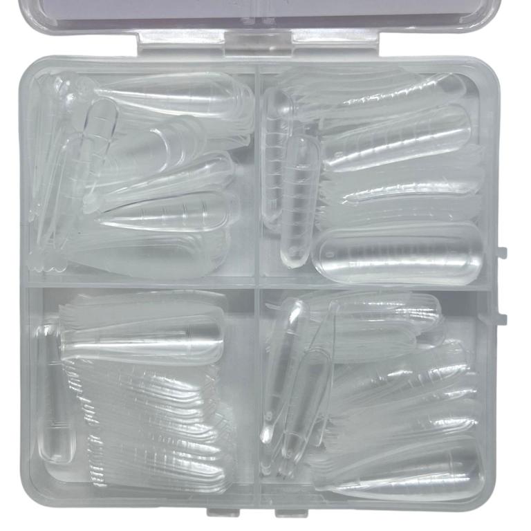 Tips Molde Transparente F1 Cristal 4 Modelos - Dafu