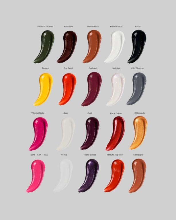 Uze Nails Esmalte Combo Cores da Amazonia - 20 Unidades