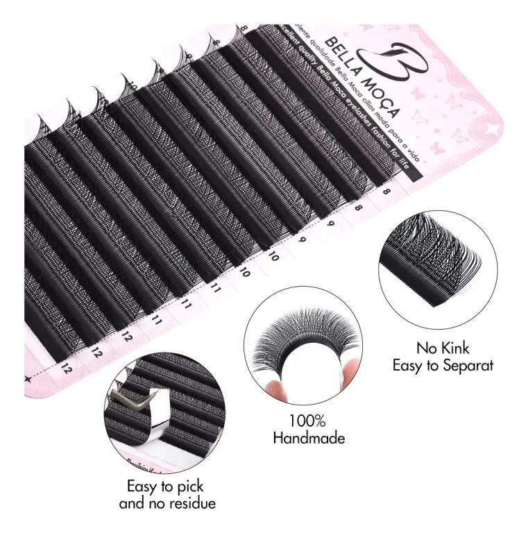 Cílios Bella Moça Y 0.07D Tamanho: 0.07D (13mm)