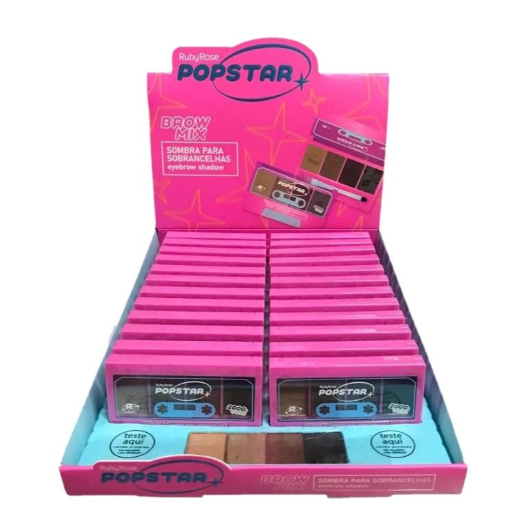 Ruby Rose Mix PopStar Sombra de Sobrancelhas - E2510