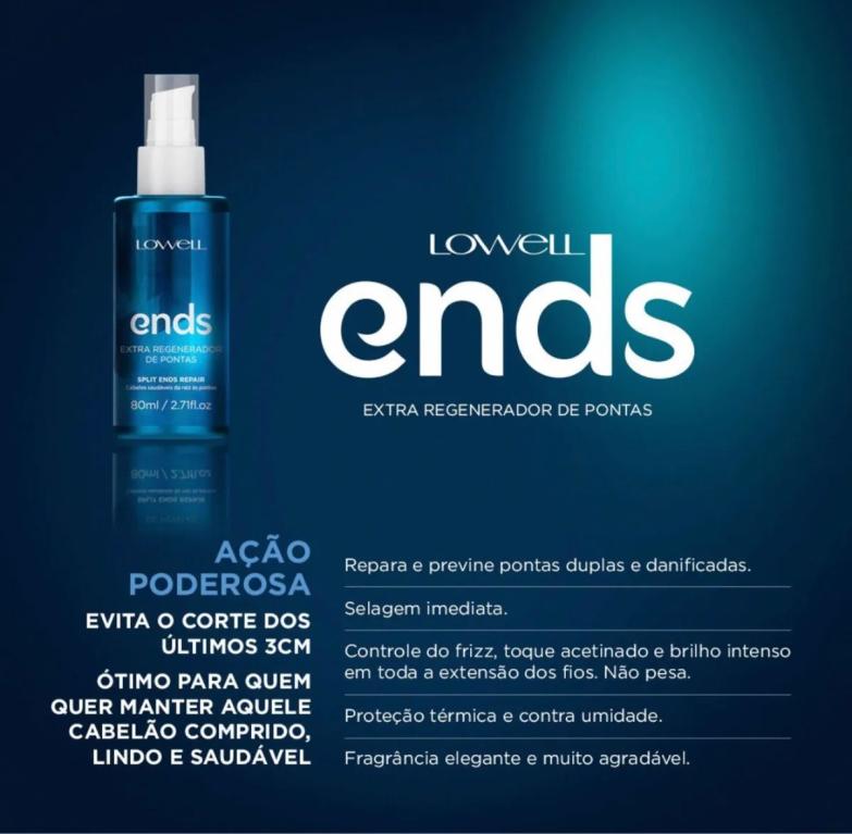 Lowell Ends Extra Regenerador De Pontas 100ml