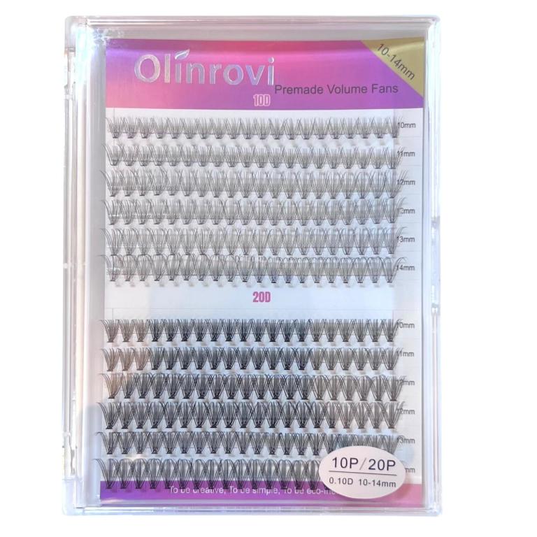 Cílios Olinrovi Tufo Extensão 0.07D 10D 10-14 mix
