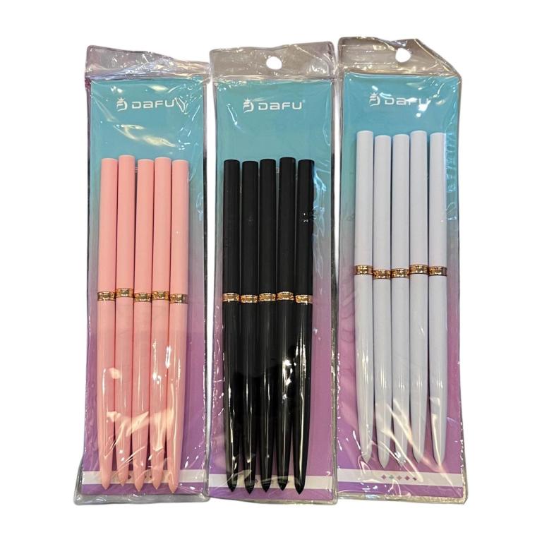 Pincel Kit Ponta Fina Com 5 Sortido