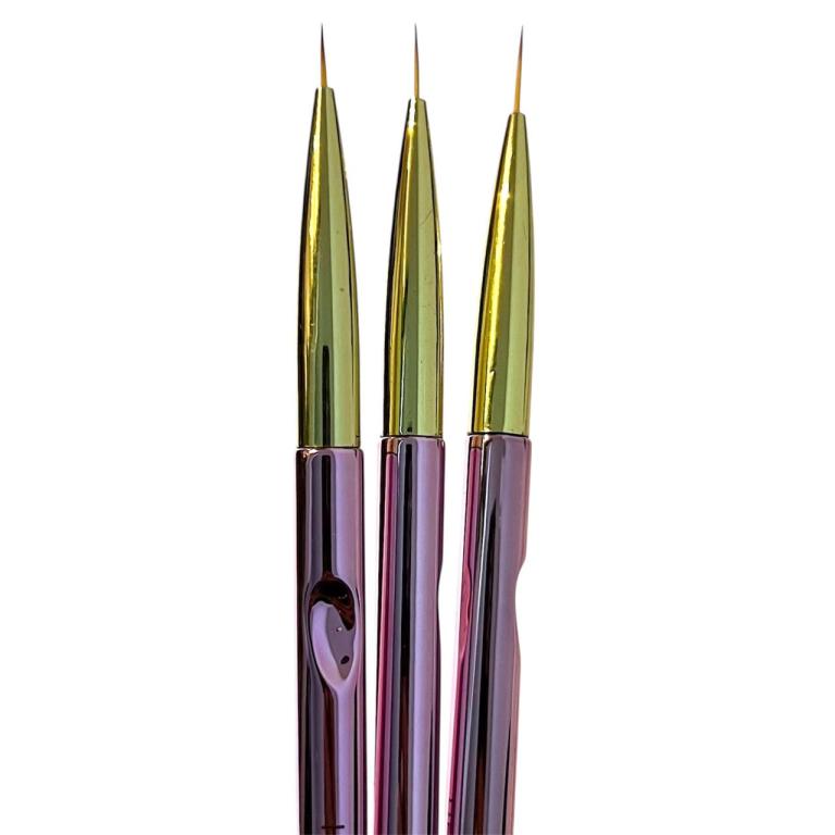 Pincel Kit Ponta Fina Com 3 Helen Color CMJB-03