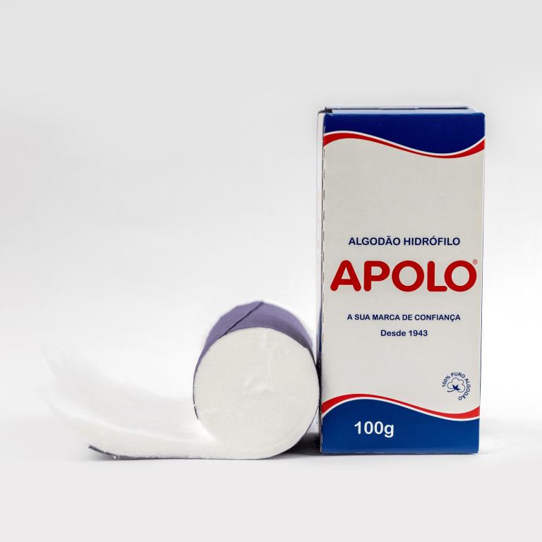 Algodão Apolo Caixa Branco 100gr