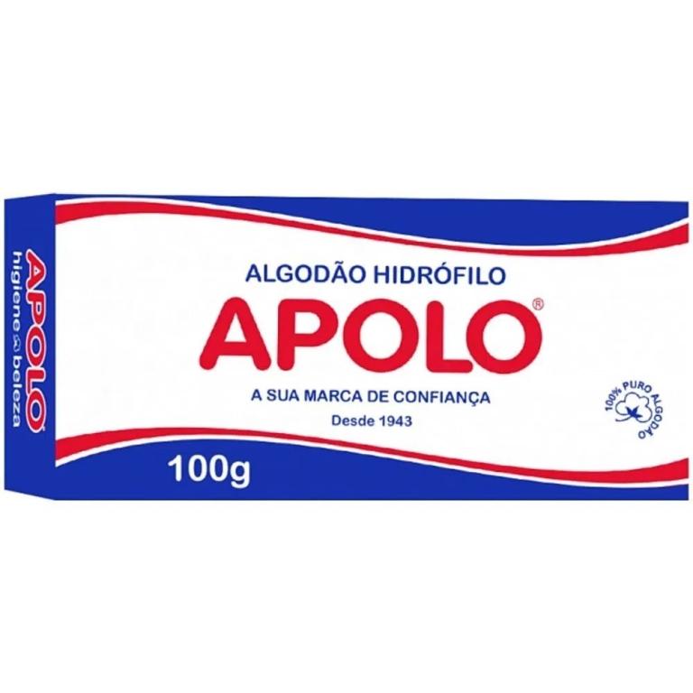 Algodão Apolo Caixa Branco 100gr