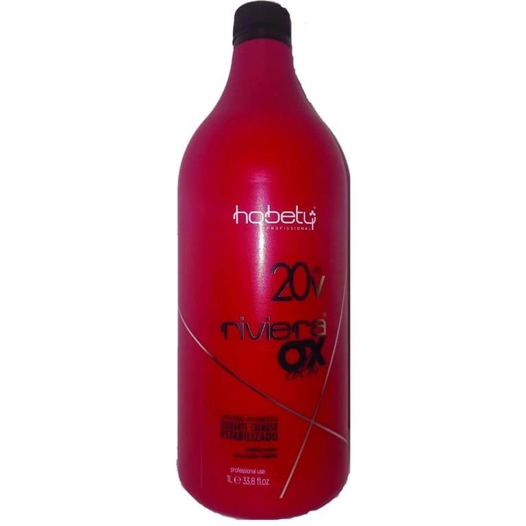 Hobety Emulsão Água Oxigenada Ox 1.0lt Tom:OX 20