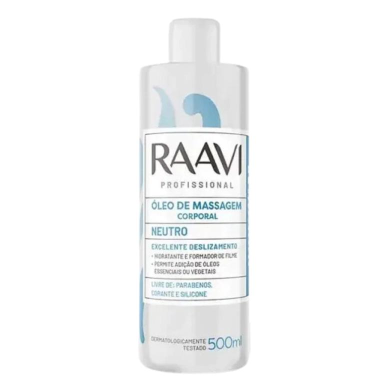 Raavi Oleo de Massagem Neutro 500ml