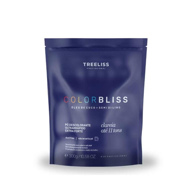 Tree Liss Pó Descolorante Azul Sache Color Bliss 300gr