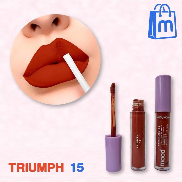 Ruby Rose Batom Líquido Mood Hb566 Cores:15 - Triumph
