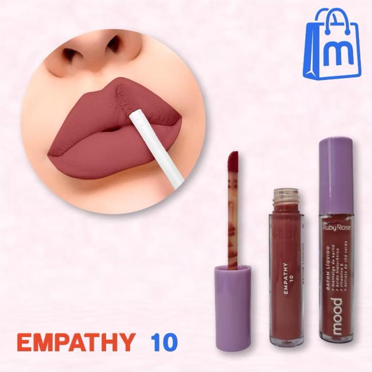 Ruby Rose Batom Líquido Mood Hb566 Cores:10 - Empathy