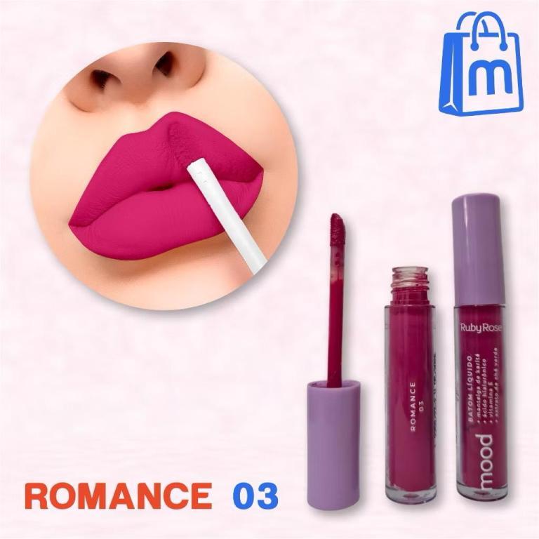 Ruby Rose Batom Líquido Mood Hb566 Cores:03 - Romance