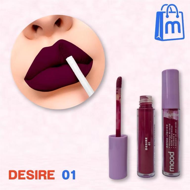 Ruby Rose Batom Líquido Mood Hb566 Cores:01 - Desire