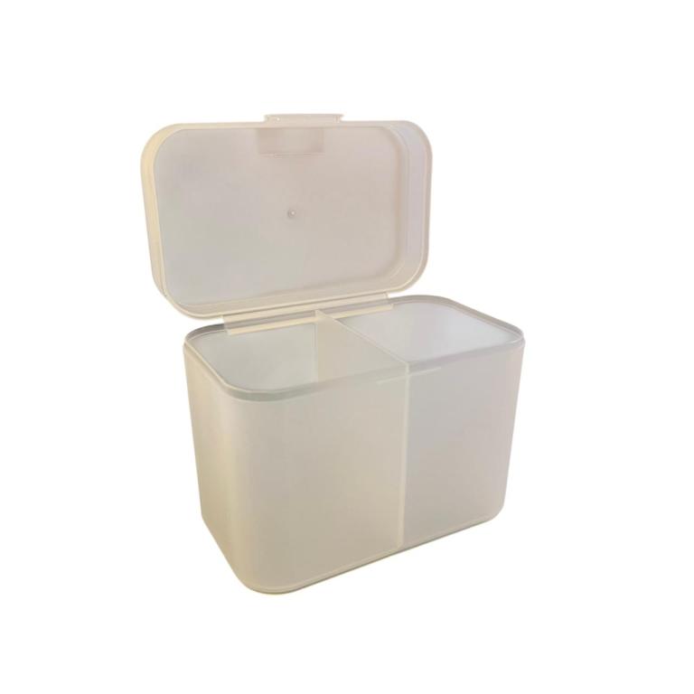 Porta Algodão Duas Divisorias