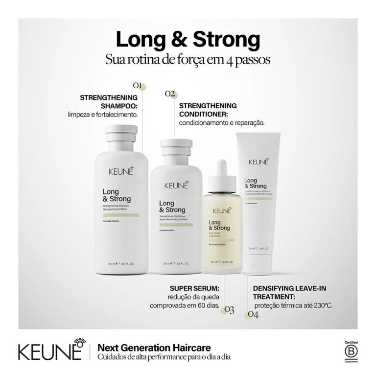 Keune Long & Strong Shampoo Fortalecedor 300ml